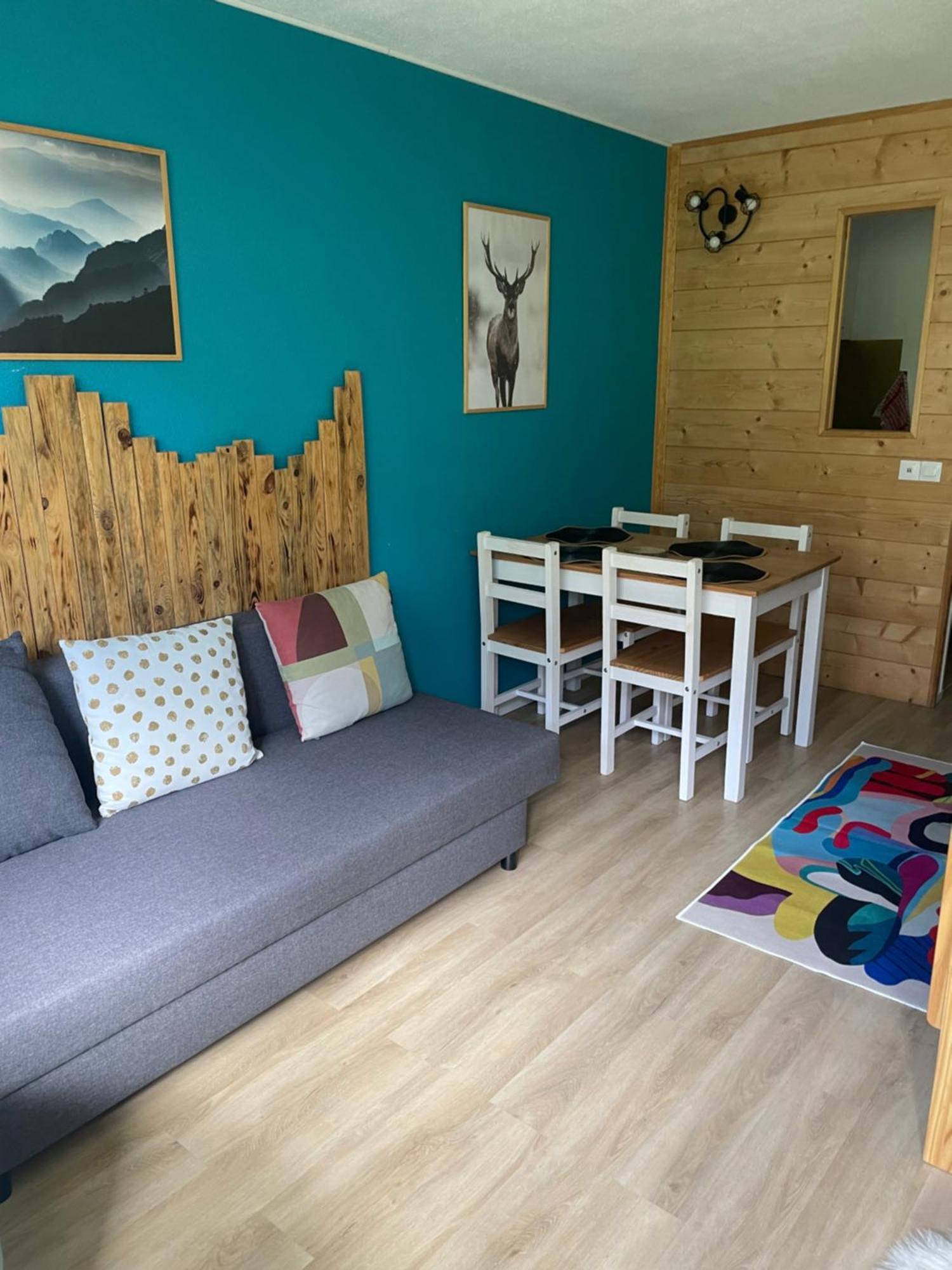 לה מונג'י Studio Mongie Aux Pieds Des Pistes Avec Balcon מראה חיצוני תמונה
