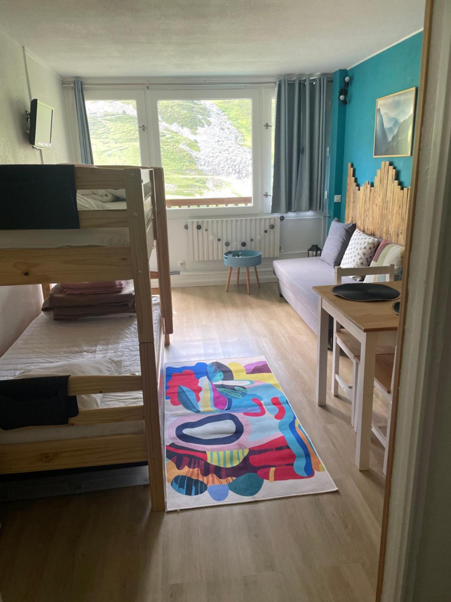 לה מונג'י Studio Mongie Aux Pieds Des Pistes Avec Balcon מראה חיצוני תמונה
